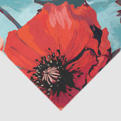 Große Mohnblüte Seidenpapier (Detail)