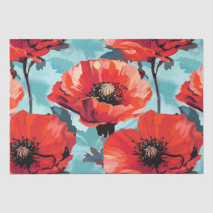 Große Mohnblüte Seidenpapier