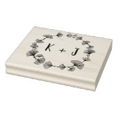 Große Monogramm-Hochzeit Gummistempel (Stempel)