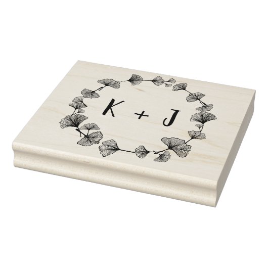 Große Monogramm-Hochzeit Gummistempel (Stempel)