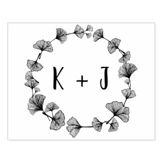 Große Monogramm-Hochzeit Gummistempel