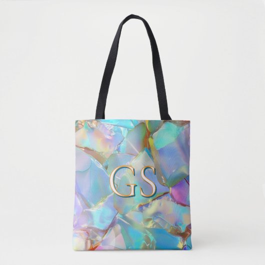 Große Monogramm oder Name auf Opal Tasche (Vorderseite)