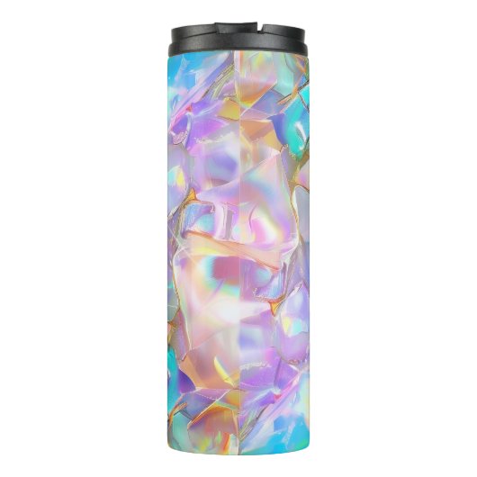 Große Monogramm oder Name auf Opal Thermosbecher (Rückseite)