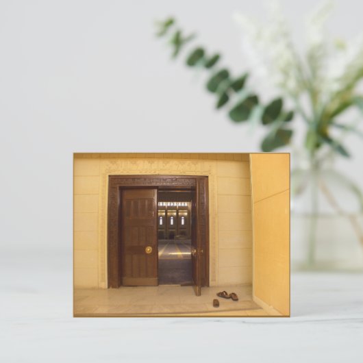 Große Moschee Kuwait Postkarte (Stehend Vorderseite)