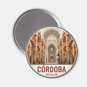 Große Moschee von Córdoba Spanien Magnet (Vorderseite/Rückseite)