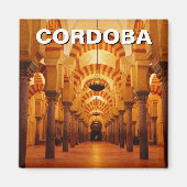 Große Moschee von Cordoba Spanien Magnet (Vorne)