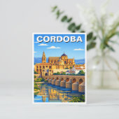 Große Moschee von Córdoba Spanien Postkarte (Stehend Vorderseite)