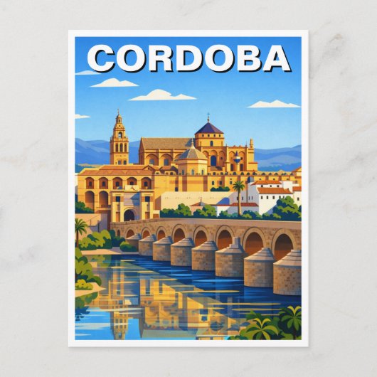 Große Moschee von Córdoba Spanien Postkarte (Vorderseite)