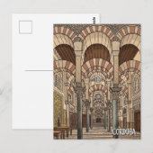 Große Moschee von Cordoba Spanien Postkarte (Vorne/Hinten)