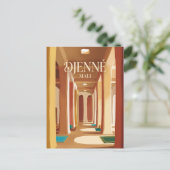 Große Moschee von Djenné Mali Postkarte (Stehend Vorderseite)