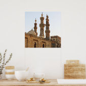 Große Moschee von Muhammad Ali Pasha Poster (Küche)