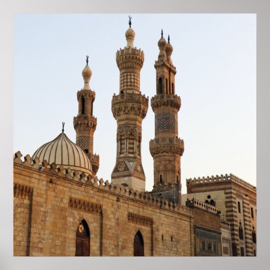 Große Moschee von Muhammad Ali Pasha Poster (Vorne)
