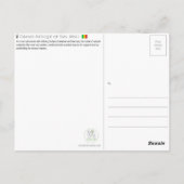 Große Moschee von San, Mali Postkarte (Rückseite)