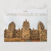 Große Moschee von San, Mali Postkarte (Vorderseite)