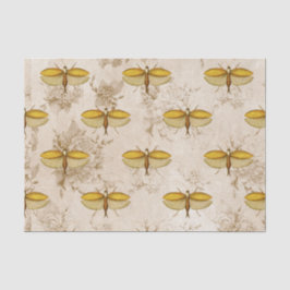 Große Motte und Blume Seidenpapier