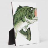 Große Mouth Bass Fotoplatte (Seite)