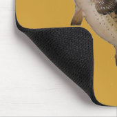 Große Mouth Bass Mousepad (Ecke)