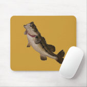 Große Mouth Bass Mousepad (Mit Mouse)