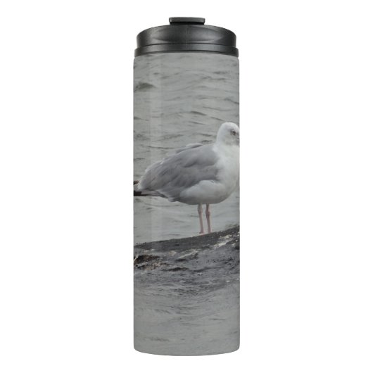 Große Möven-Leggings Thermosbecher (Vorderseite)
