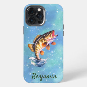 Große Mundsohle, die aus dem Wasser springt iPhone 13 Pro Max Hülle