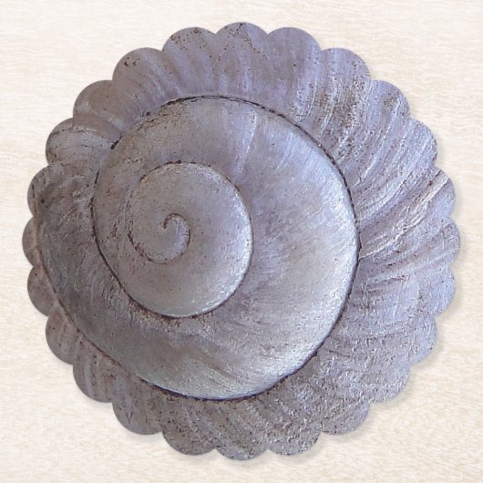 Große Muschel Untersetzer (Vorderseite)