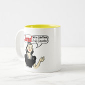 Große Mutter-Tagesgeschenke Zweifarbige Tasse (Vorderseite Links)