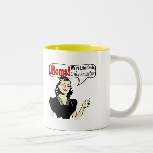 Große Mutter-Tagesgeschenke Zweifarbige Tasse (Rechts)