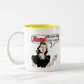 Große Mutter-Tagesgeschenke Zweifarbige Tasse (Links)