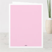 Große Muttertagsbuquet von Affodils & Tulips Karte (Rückseite)