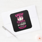 Große Nägel bei der Ernennung Quadratischer Aufkleber (Umschlag)