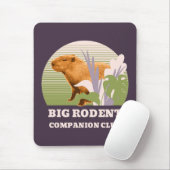 Große Nagetier-Begleiter-Club Capybara Mousepad (Mit Mouse)