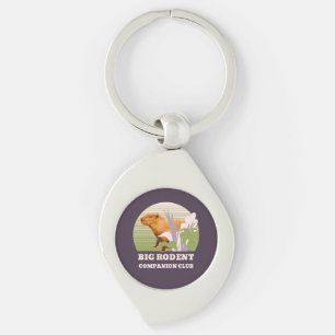 Große Nagetier-Begleiter-Club Capybara Schlüsselanhänger