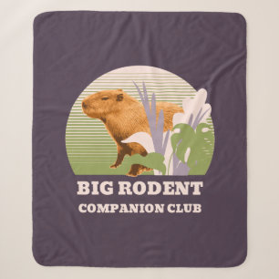 Große Nagetier-Begleiter-Club Capybara Sherpadecke