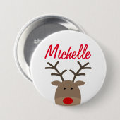 Große Namensschildknöpfe für Weihnachtsgebäck - Pa Button (Vorne & Hinten)