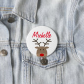 Große Namensschildknöpfe für Weihnachtsgebäck - Pa Button (Beispiel)