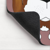 Große Nase Basset Hound Mousepad (Ecke)