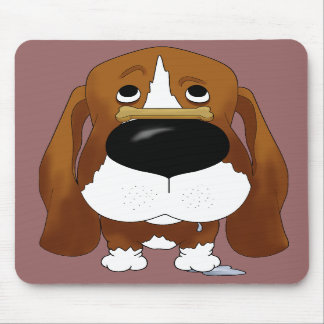 Große Nase Basset Hound Mousepad