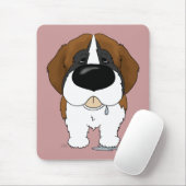 Große Nase Bernhardiner Mousepad (Mit Mouse)