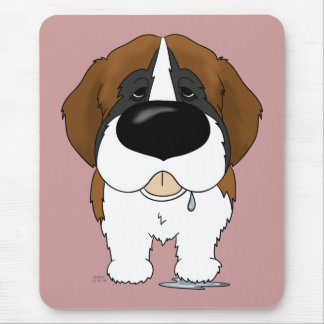 Große Nase Bernhardiner Mousepad