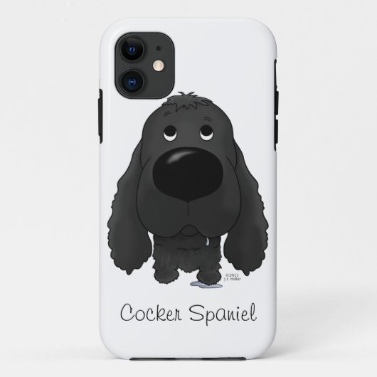 Große Nase Cocker spaniel Case-Mate iPhone Hülle (Rückseite)