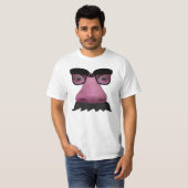 Große Nase Gesicht. T-Shirt (Vorne ganz)