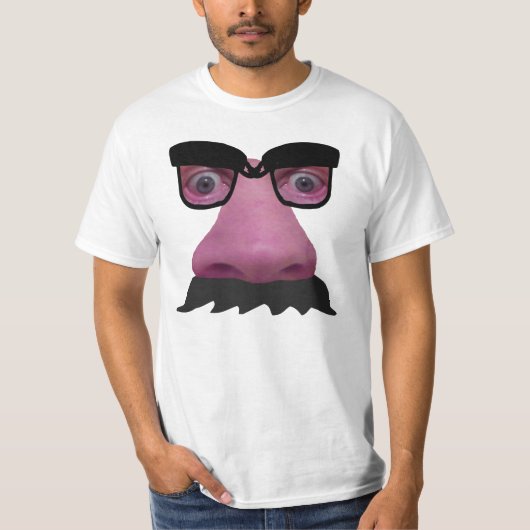 Große Nase Gesicht. T-Shirt (Vorderseite)