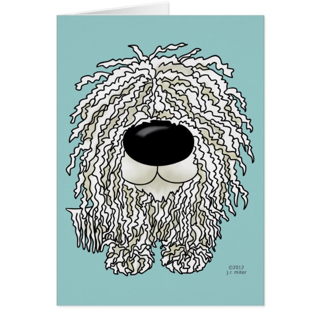 Große Nase Komondor (Vorne)