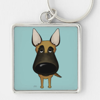 Große Nase Malinois Schlüsselanhänger