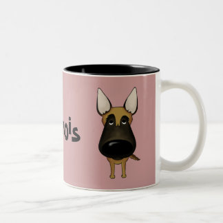 Große Nase Malinois Zweifarbige Tasse