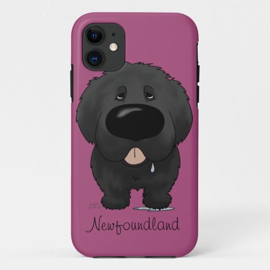 Große Nase Neufundland Case-Mate iPhone Hülle (Rückseite)
