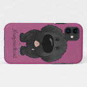 Große Nase Neufundland Case-Mate iPhone Hülle (Rückseite (Horizontal))