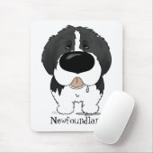 Große Nase Neufundland Mousepad (Mit Mouse)