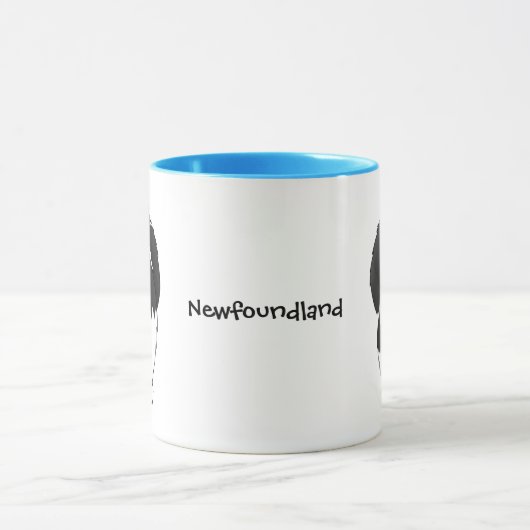 Große Nase Neufundland Tasse (Zentrum)