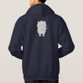 Große Nase Westie Hoodie (Rückseite)